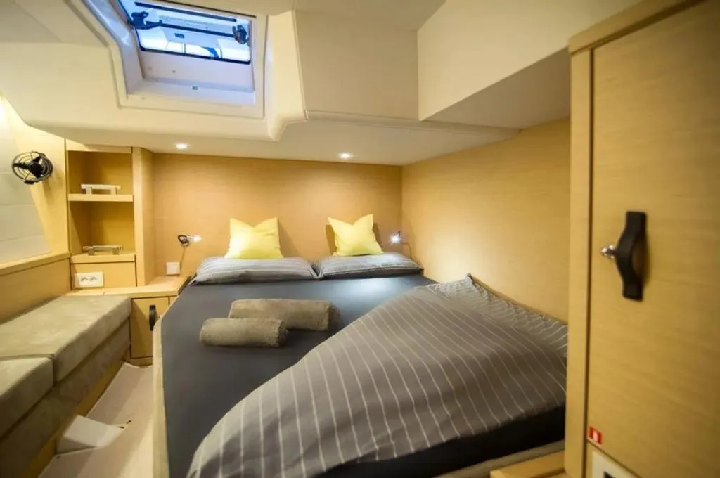 Cabin on Aria, a Jeanneau 64 sailboat at Grad Pula, Croatia