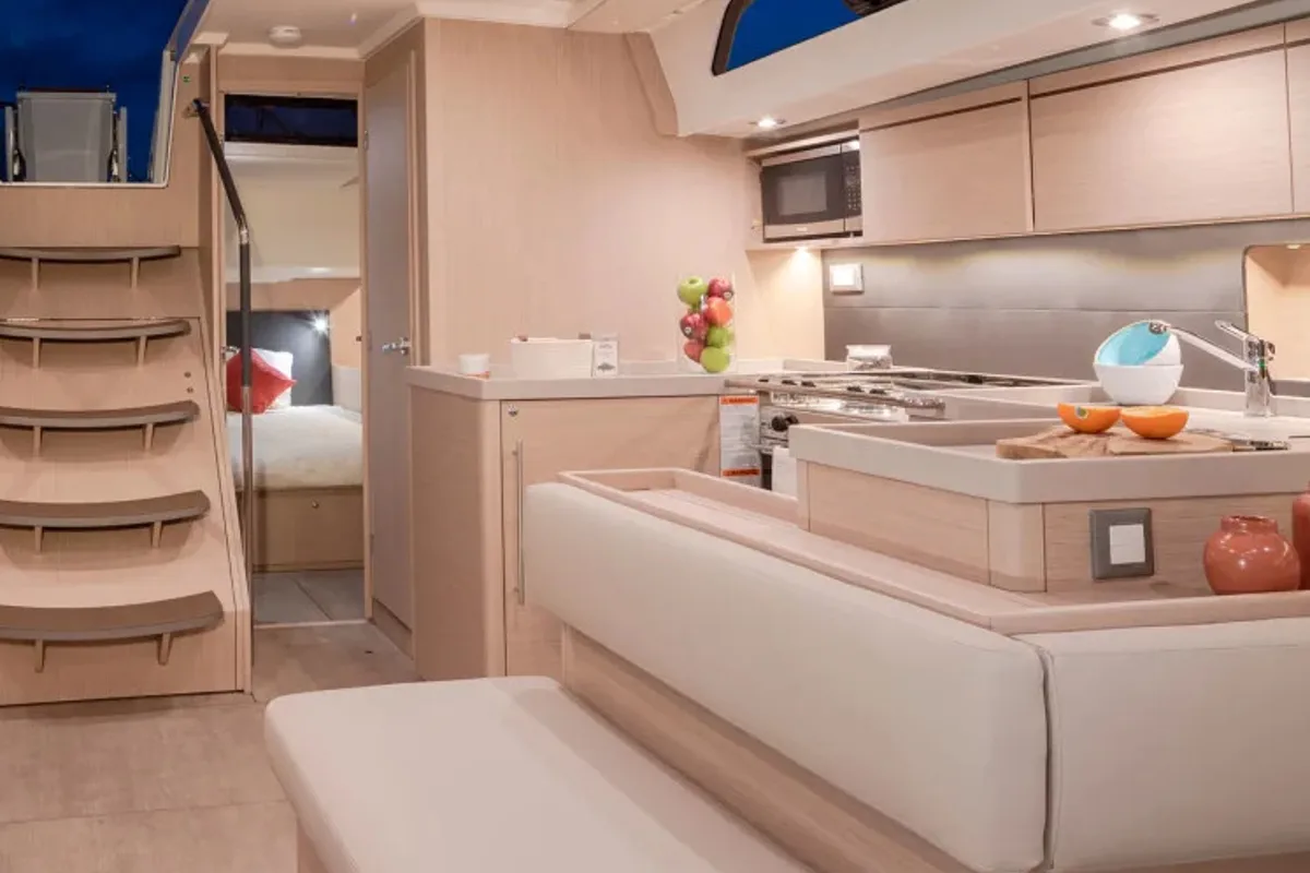 Galley of Moorings 52.4 Club, a Jeanneau Sun Odyssey 52.2 sailboat at Road Town, British Virgin Islands