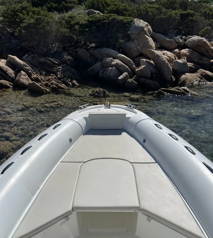 Uno, a Altamarea Wave 23 motorboat at Cannigione, Italy