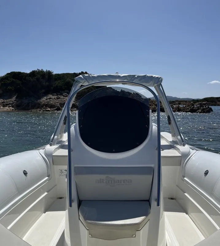Uno, a Altamarea Wave 23 motorboat at Cannigione, Italy