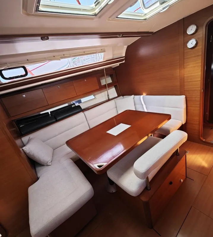 Salon of Grace, a Dufour 450 GL sailboat at Fethiye, Turkey