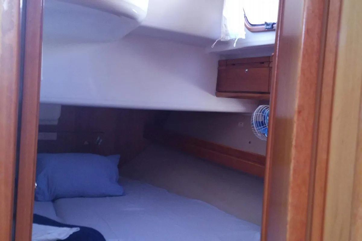Cabin on Lollipop, a Bavaria 50 sailboat at Municipal Unit of Lefkada, Greece