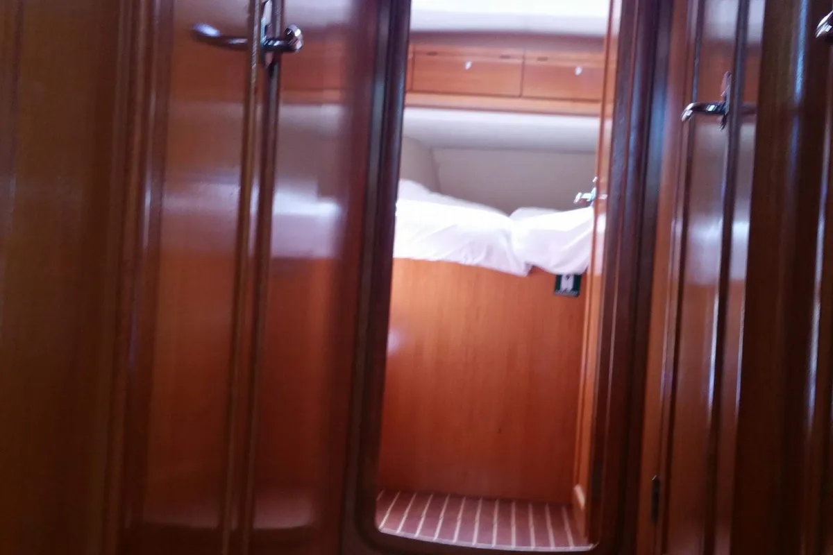Cabin on Lollipop, a Bavaria 50 sailboat at Municipal Unit of Lefkada, Greece