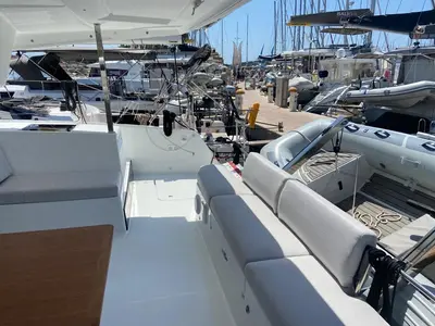Galley of Ninoa, a Fountaine Pajot Isla 40 catamaran at Općina Rogoznica, Croatia