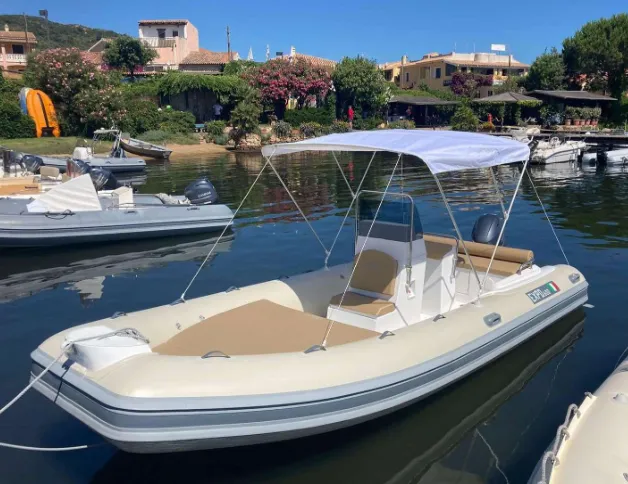 n. 3, a Lady Sailing Expo 600 RIB at Cannigione, Italy
