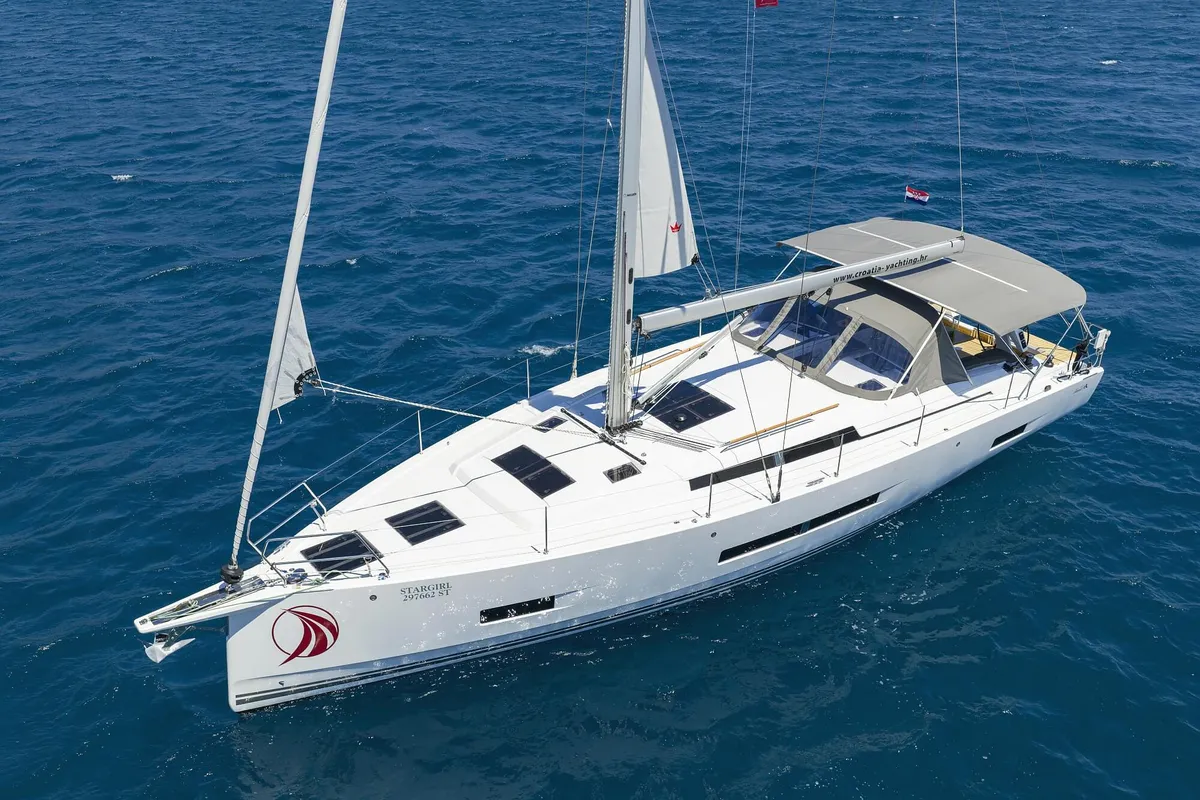 Stargirl - OW, a Hanse 460 sailboat at Grad Kaštela, Croatia