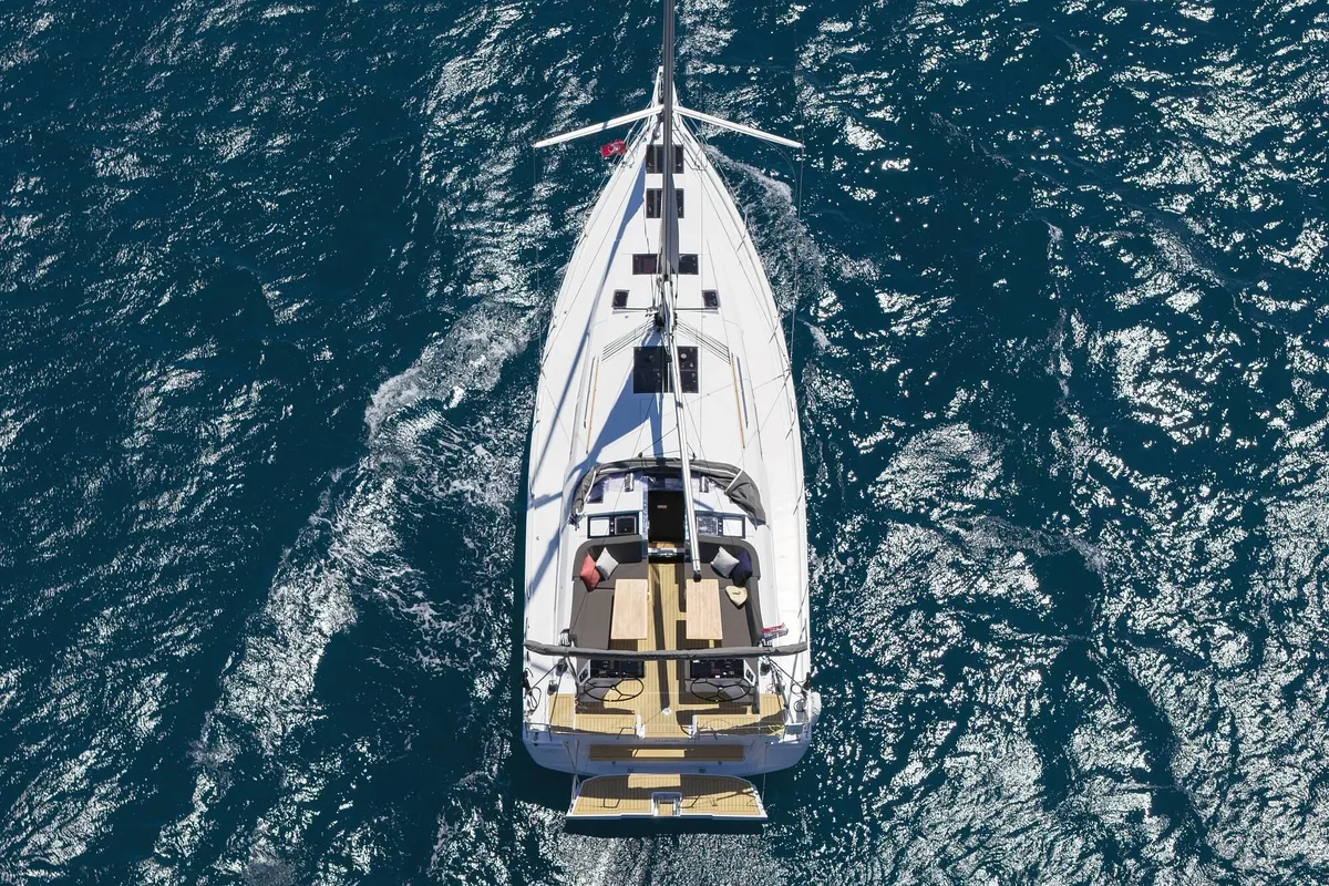 Stargirl - OW, a Hanse 460 sailboat at Grad Kaštela, Croatia