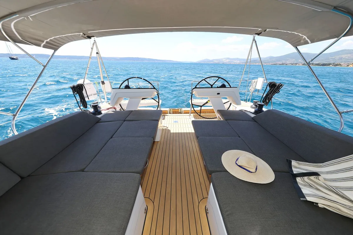 Stargirl - OW, a Hanse 460 sailboat at Grad Kaštela, Croatia