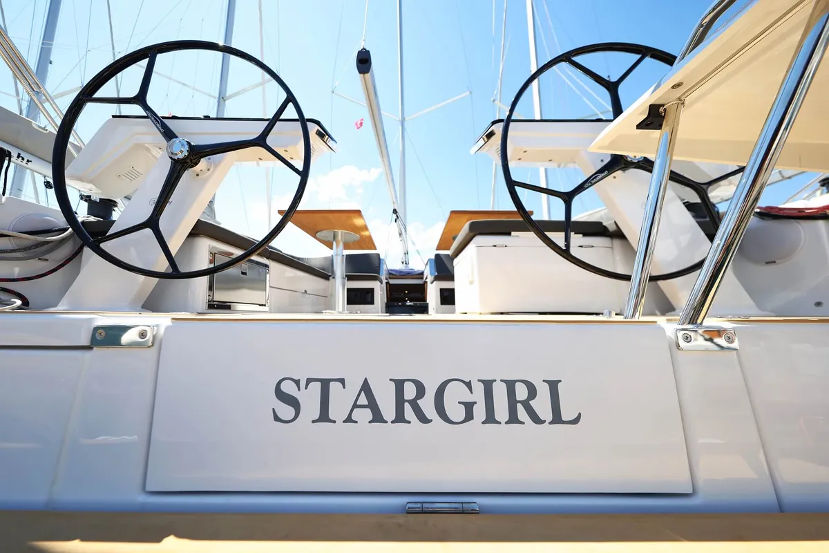 Stargirl - OW, a Hanse 460 sailboat at Grad Kaštela, Croatia