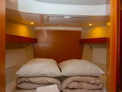Cabin on Sobra, a Bavaria C38 sailboat at Grad Kaštela, Croatia
