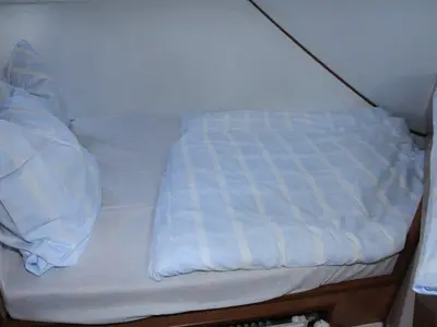 Cabin on Athene, a Gulet Tarpon 42 N motorboat at Lübz, Germany