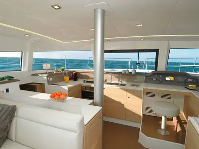 Kos 41.15, a Bali 4.1 catamaran at Municipal Unit of Lefkada, Greece