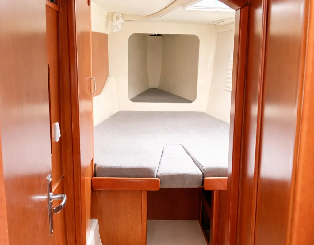 Cabin on Portals Vells, a Leopard 44 catamaran at Palma de Mallorca, Spain