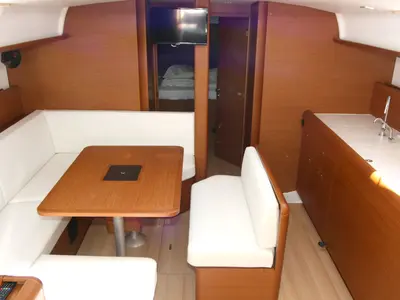 Galley of Vencel, a Jeanneau Sun Odyssey 479 sailboat at Grad Pula, Croatia
