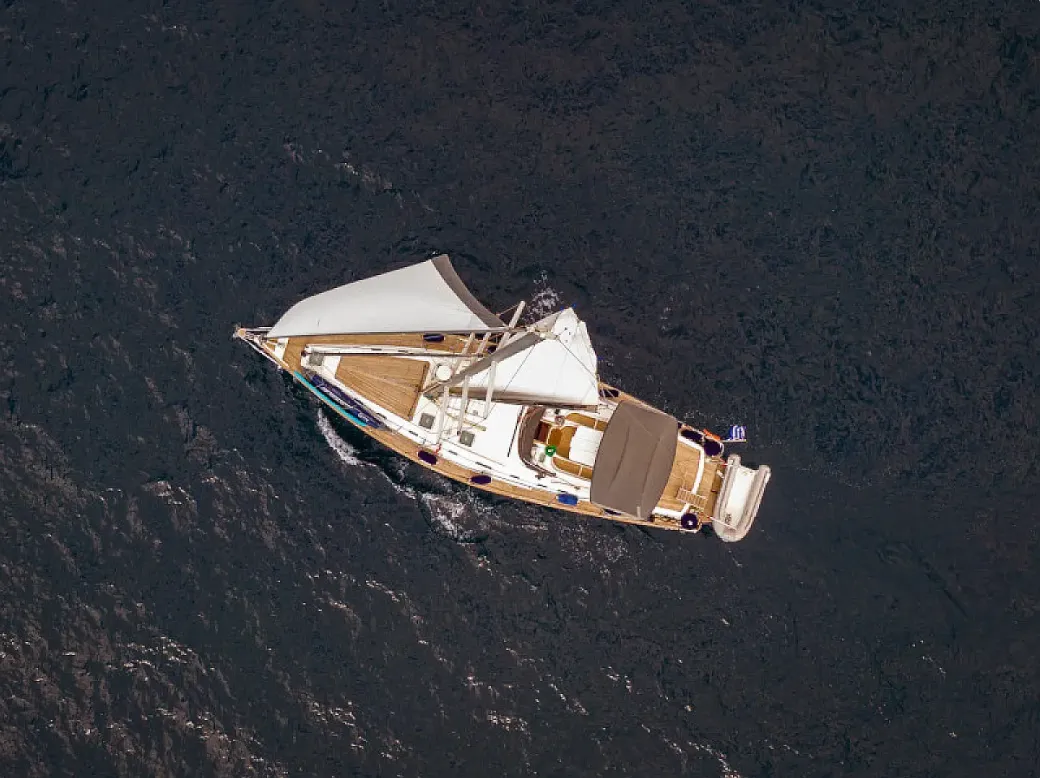 Exterior view of Christianna VIII, a Ocean Star 60.1 sailboat at Athens, Greece