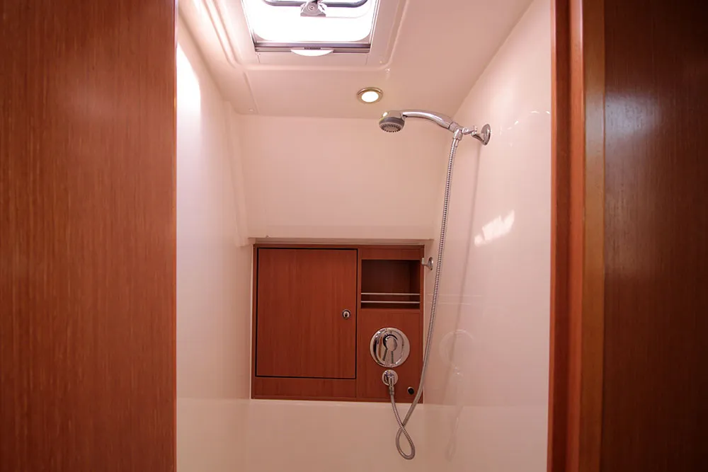 Head on Quantum, a Bavaria Cruiser 50 sailboat at Llucmajor, Spain