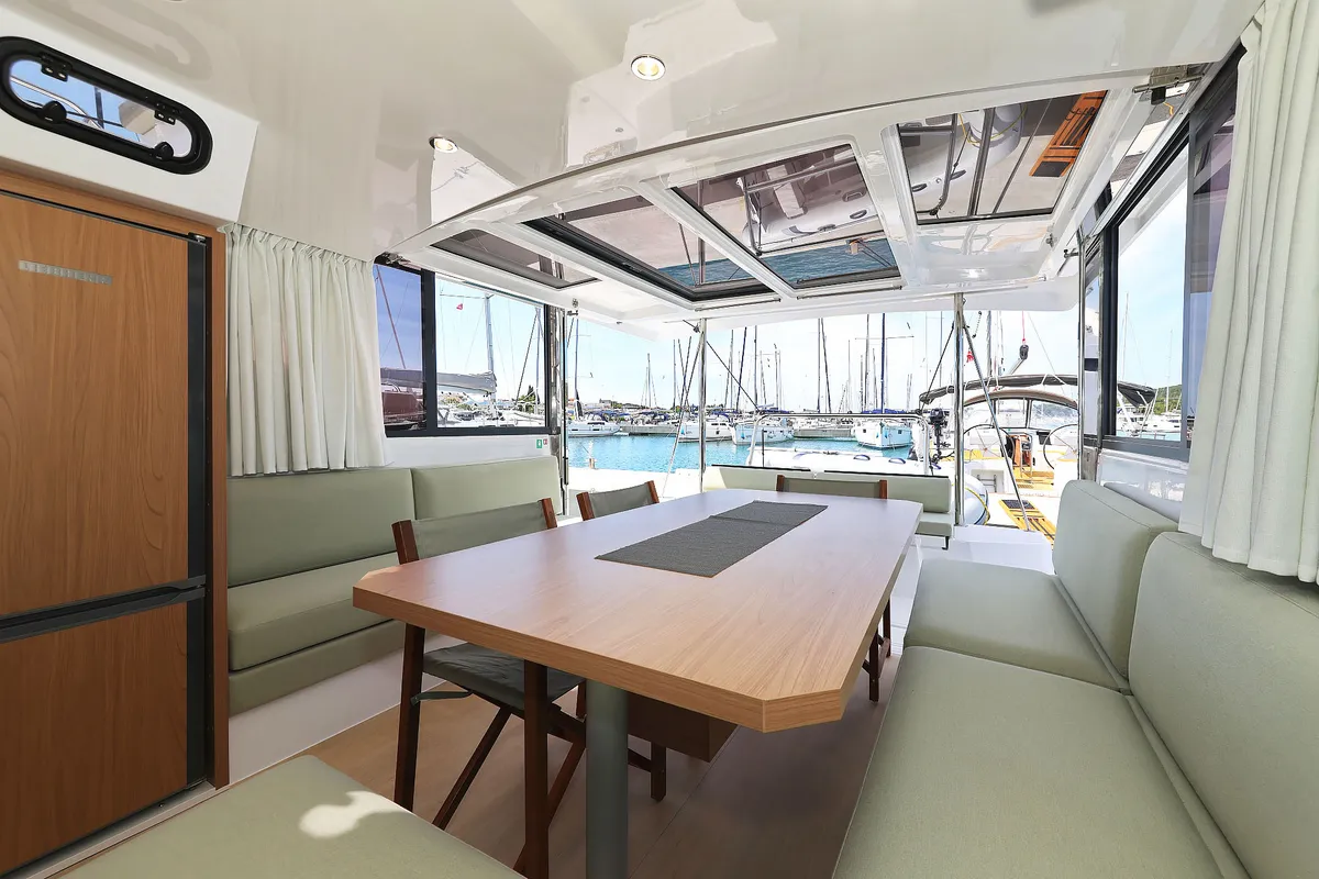 Salon of Playtime - OW, a Bali Catspace OW catamaran at Općina Sukošan, Croatia