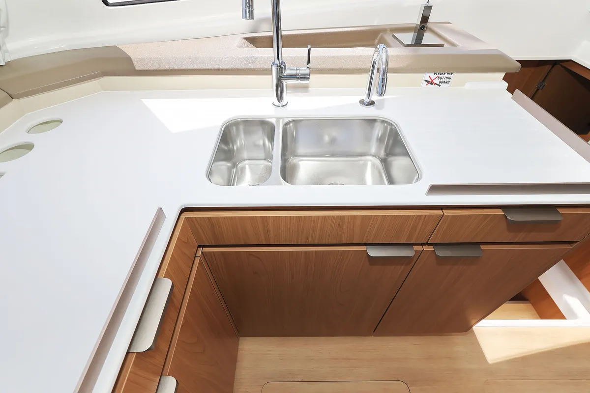 Galley of Playtime - OW, a Bali Catspace OW catamaran at Općina Sukošan, Croatia