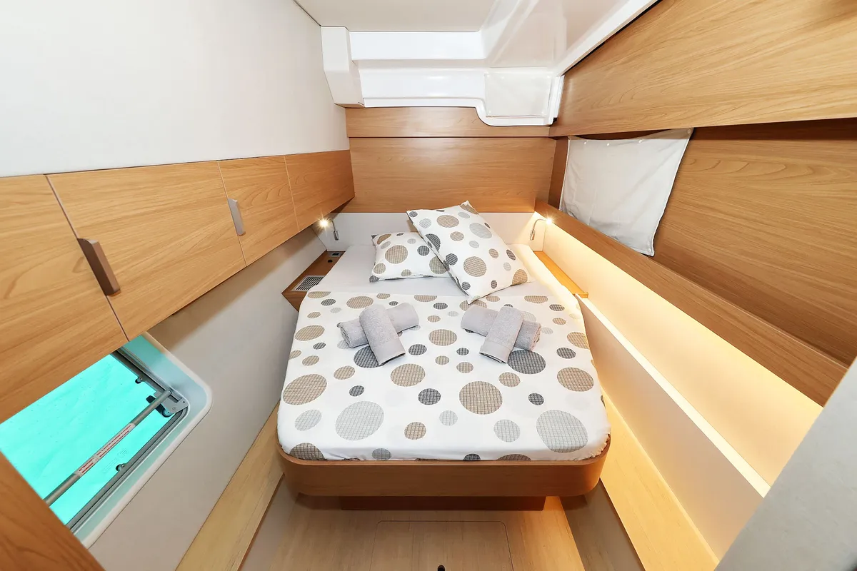 Cabin on Playtime - OW, a Bali Catspace OW catamaran at Općina Sukošan, Croatia