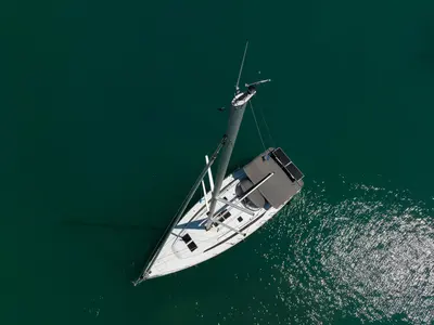 Aiolos, a Bavaria Cruiser 46 Style sailboat at Municipal Unit of Lefkada, Greece