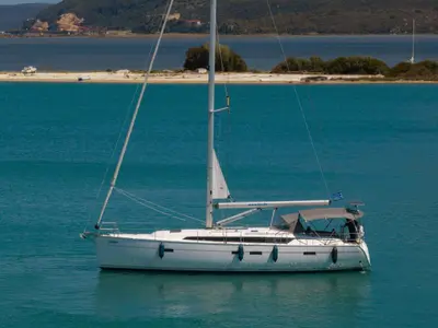 Aiolos, a Bavaria Cruiser 46 Style sailboat at Municipal Unit of Lefkada, Greece