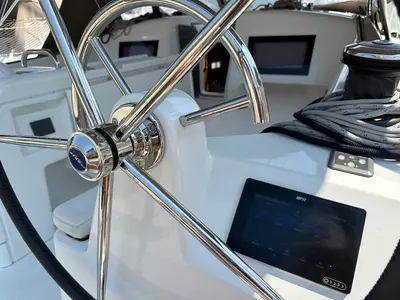 Cabin on Wind Kiss, a Jeanneau Sun Odyssey 410 sailboat at Dubrovnik, Croatia