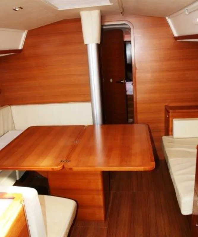Salon of Daddy's Toy, a AD Boats Salona 44 sailboat at Athens, Greece