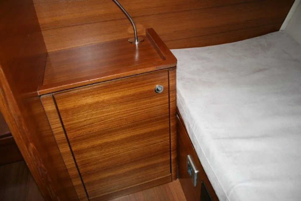 Cabin on Daddy's Toy, a AD Boats Salona 44 sailboat at Athens, Greece