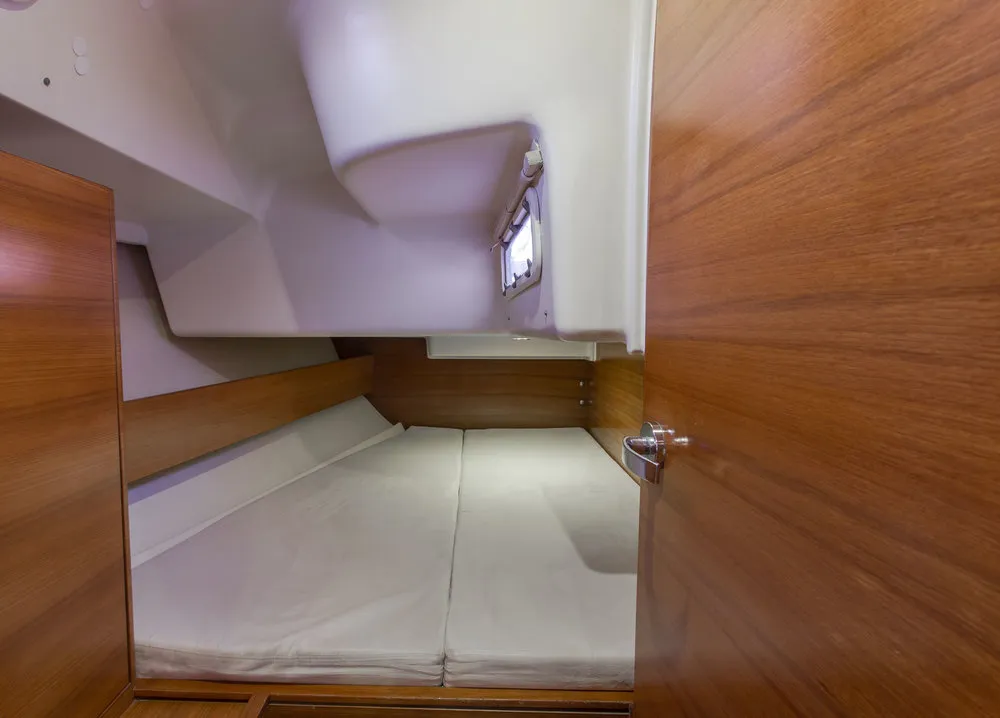 Cabin on Daddy's Toy, a AD Boats Salona 44 sailboat at Athens, Greece