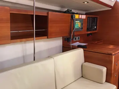 Salon of Daddy's Toy, a AD Boats Salona 44 sailboat at Athens, Greece