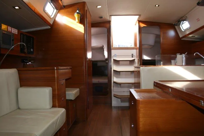 Salon of Daddy's Toy, a AD Boats Salona 44 sailboat at Athens, Greece