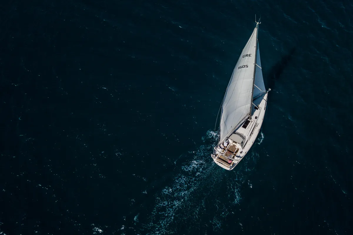 Exterior view of Daddy's Toy, a AD Boats Salona 44 sailboat at Athens, Greece