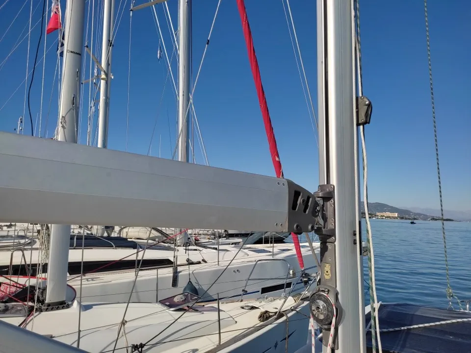 Andrelli, a Bavaria 37 Cruiser sailboat at Kontokali, Greece