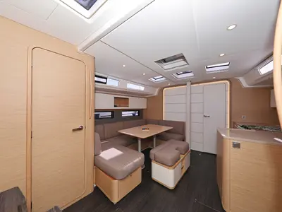 Salon of Reel Love, a Dufour 41 sailboat at Grad Vodice, Croatia
