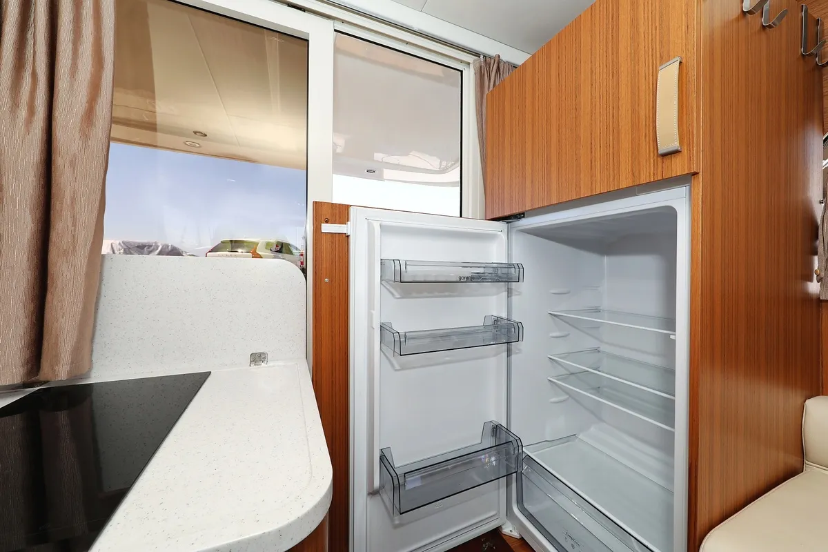 Galley of Mozart, a Greenline 33 motor yacht at Pirovac, Croatia