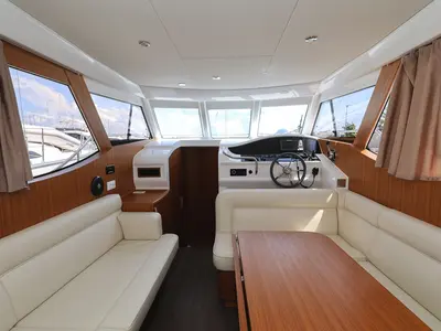 Salon of Mozart, a Greenline 33 motor yacht at Pirovac, Croatia