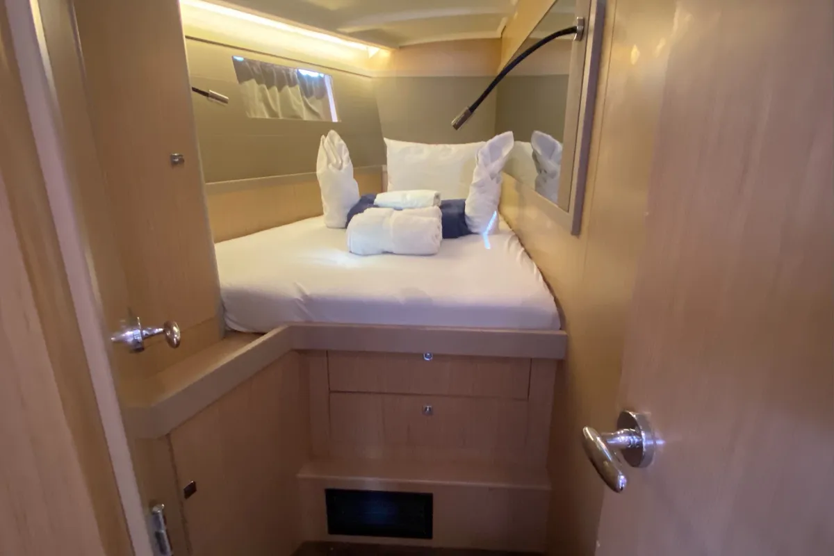 Cabin on Marty J, a Beneteau Oceanis 48 sailboat at Road Town, British Virgin Islands