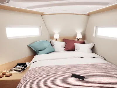 Cabin on Sunsail 38.0 Premium, a Jeanneau Sun Odyssey 380 sailboat at Municipal Unit of Lefkada, Greece