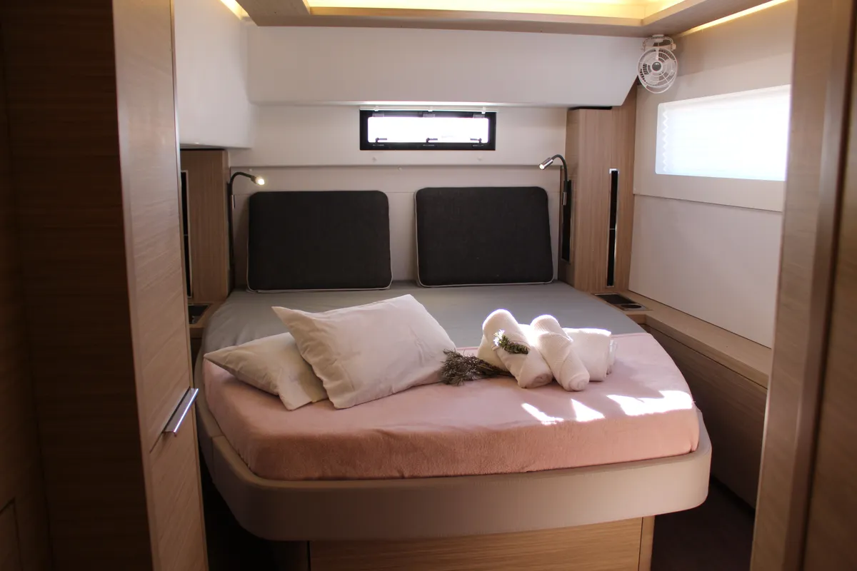 Cabin on Changes, a Lagoon 46 catamaran at Dubrovnik, Croatia