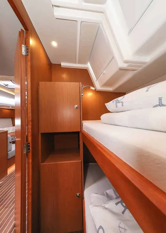 Cabin on Gogi-II, a Bavaria C50 Holiday sailboat at Grad Biograd na Moru, Croatia