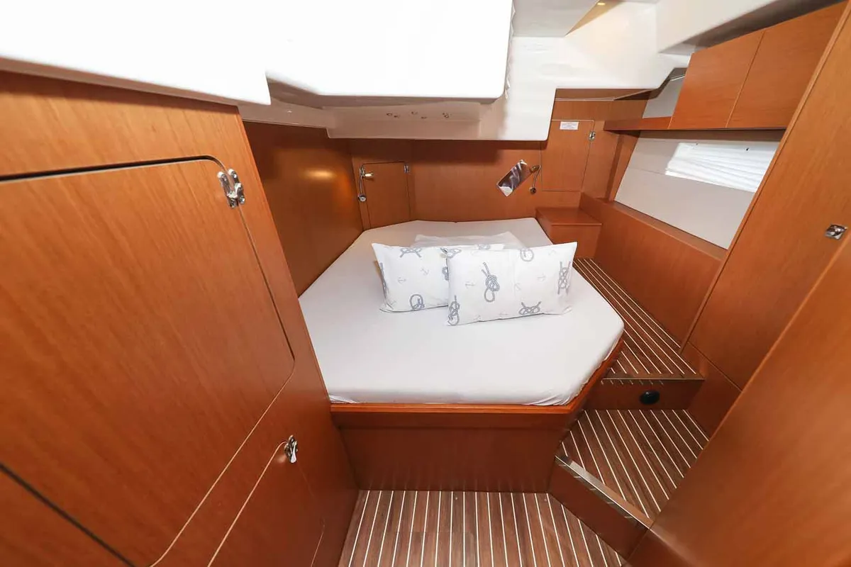Cabin on Gogi-II, a Bavaria C50 Holiday sailboat at Grad Biograd na Moru, Croatia