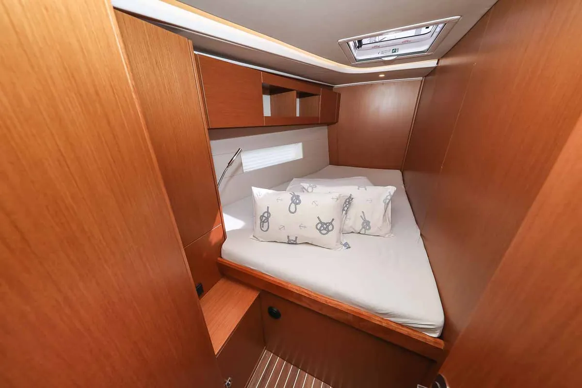 Cabin on Gogi-II, a Bavaria C50 Holiday sailboat at Grad Biograd na Moru, Croatia