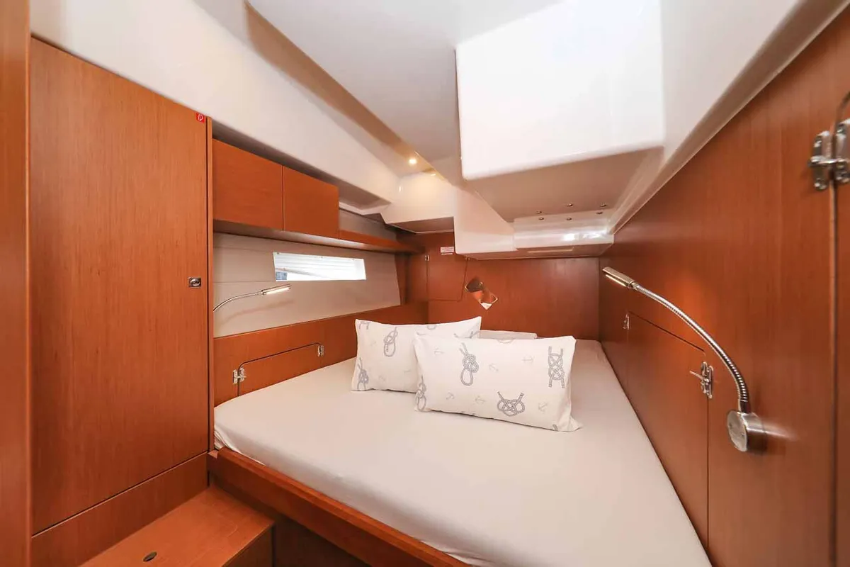 Cabin on Gogi-II, a Bavaria C50 Holiday sailboat at Grad Biograd na Moru, Croatia