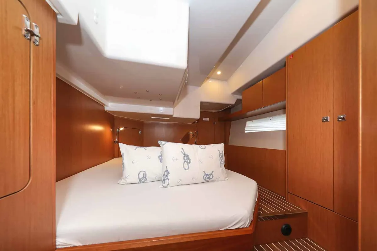 Cabin on Gogi-II, a Bavaria C50 Holiday sailboat at Grad Biograd na Moru, Croatia