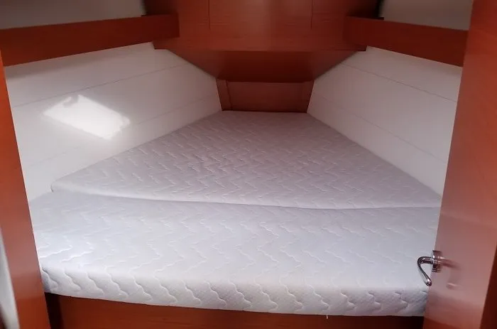 Cabin on Friday, a Dufour 350 GL sailboat at Fethiye, Turkey