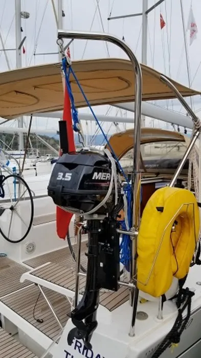Friday, a Dufour 350 GL sailboat at Fethiye, Turkey