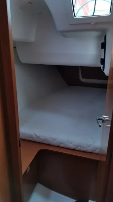 Cabin on Friday, a Dufour 350 GL sailboat at Fethiye, Turkey