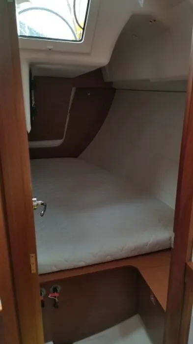 Cabin on Friday, a Dufour 350 GL sailboat at Fethiye, Turkey