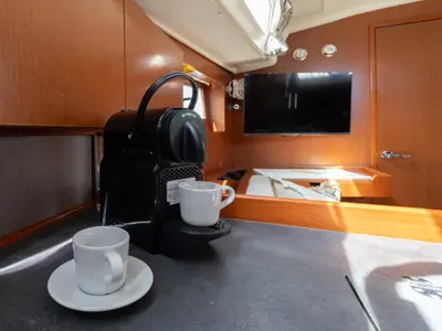 Galley of Ankolina, a Aventura 37 catamaran at Pirovac, Croatia