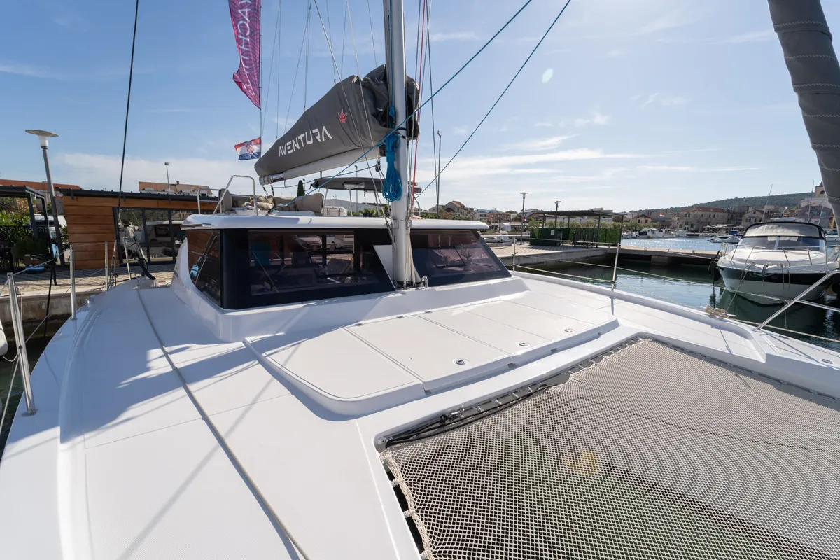 Ankolina, a Aventura 37 catamaran at Pirovac, Croatia